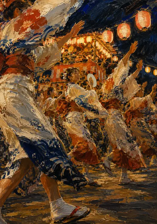 Swirling Summer Robes in Night Air (No. 94)