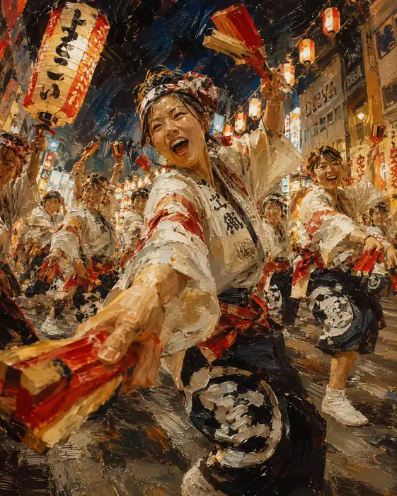 Beating Naruko and Radiant Smiles Under Street Lanterns
