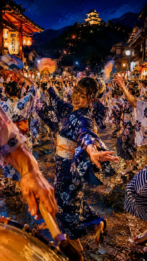 Castle Towers Guiding the All-Night Dance