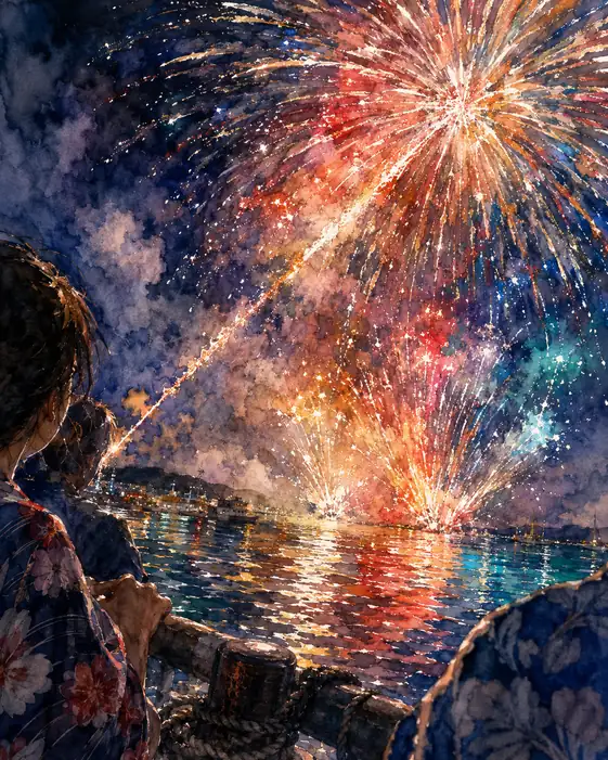 海風に抱かれて見上げる二人だけの夜空