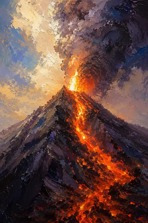 Quickening Flames Ripping the Pitch-Black Peak
