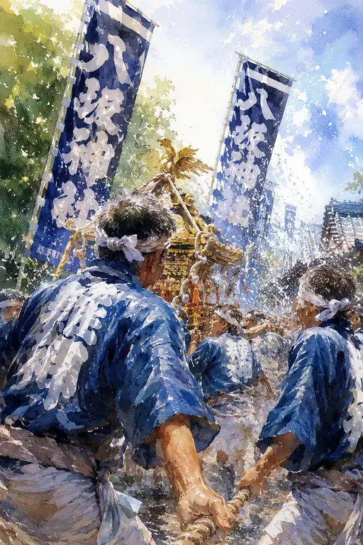 Indigo Backs Rending the Midsummer Spray