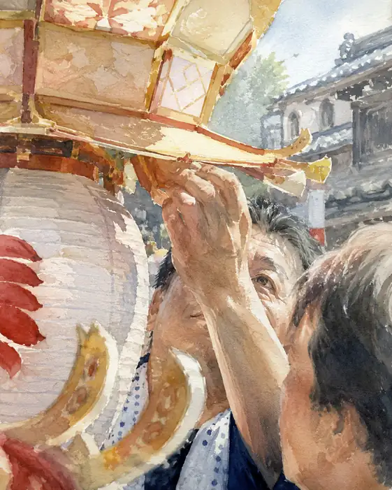 Craftsman's Gaze Poured into the Lantern's Reverse Side