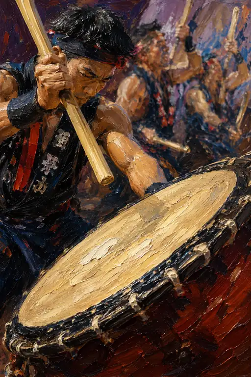 Full-Power Strike Concentrated on the Drumhead
