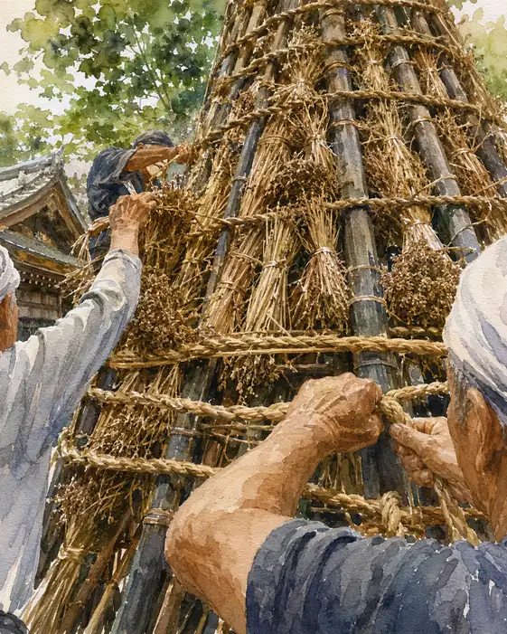 Rope Knots of the Great Torch Tied Within the Sacred Woods