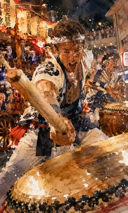Soul of Shimoda Roaring in Sweat and Flying Spray