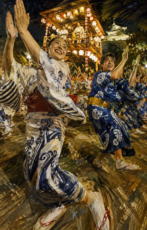 Wave Patterns of Joy Dancing Beneath the White Keep
