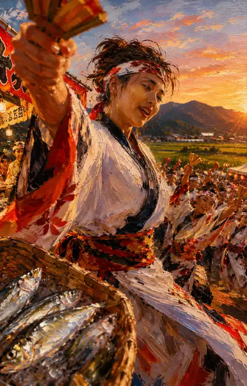 Silver Scales of Abundance and Naruko Dancing in the Sunlit Countryside