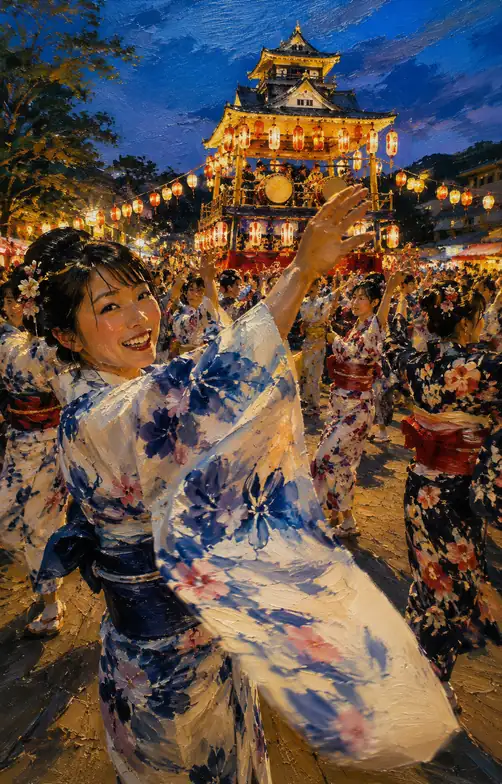 Evening Blooms of the Castle Town Dance