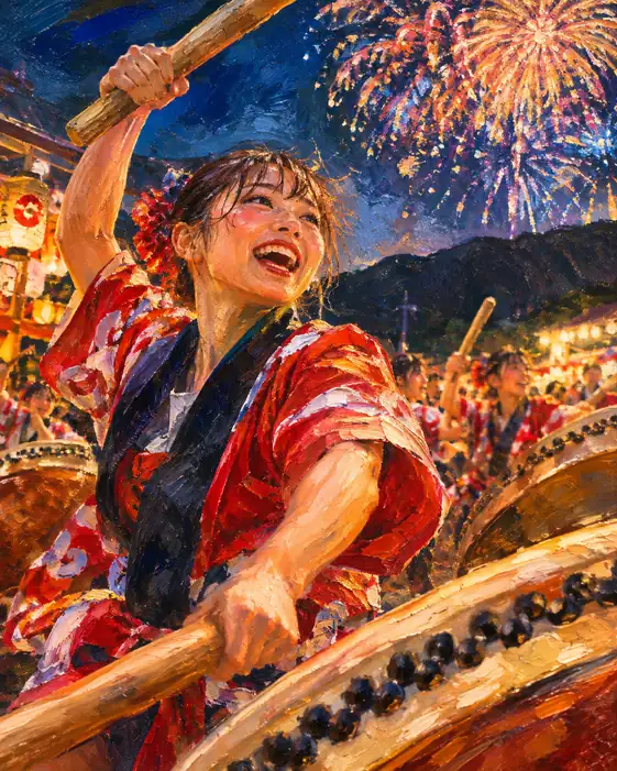 Passionate Beats and Sky Blossoms