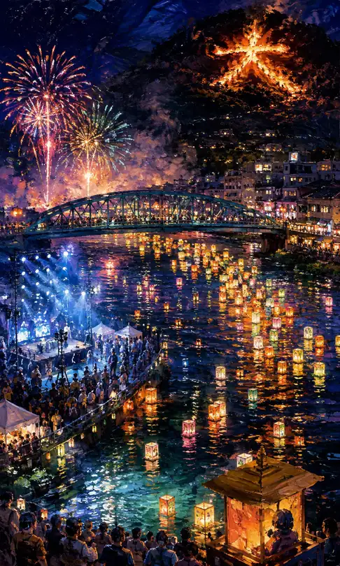 Flames on the Crest, Lights on the Bay