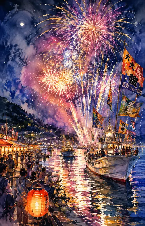 Banners of Abundance Shining on the Sea