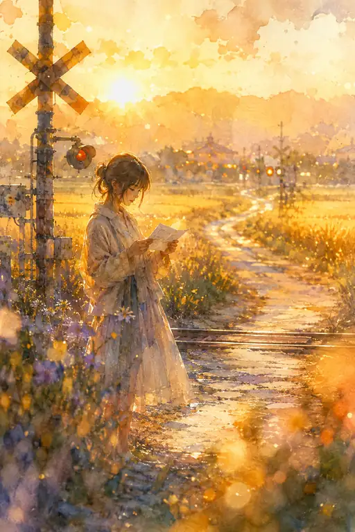 Reading Letters at the Golden Crossing
