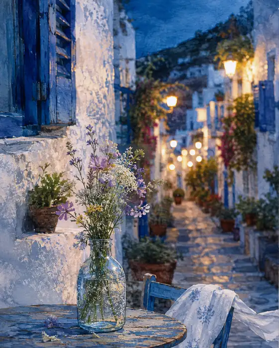 Mediterranean Evening Whispers on the Table