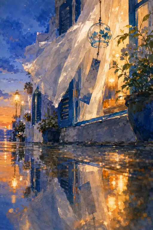 Where the Sea Wind Whispers to the Glass