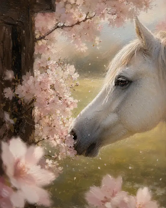 Breath of Spring Beside the Gentle Steed