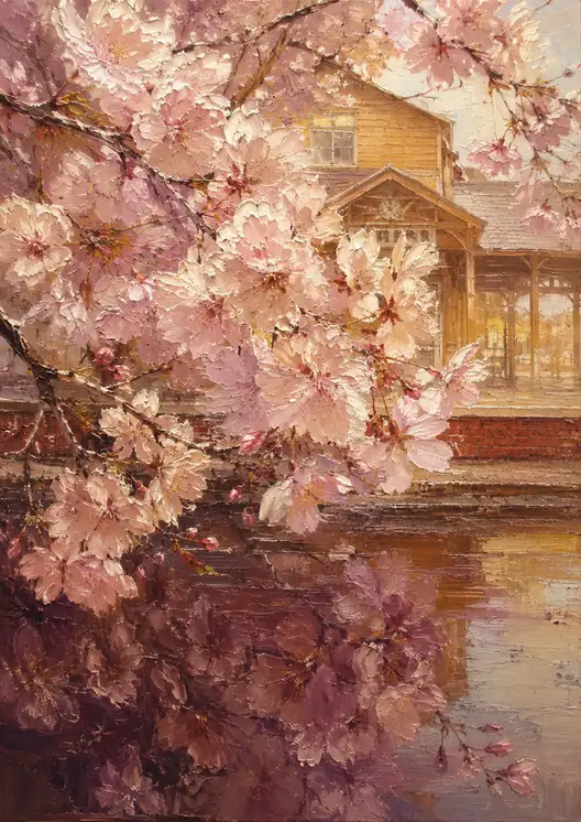 Station of Memories in Full Bloom