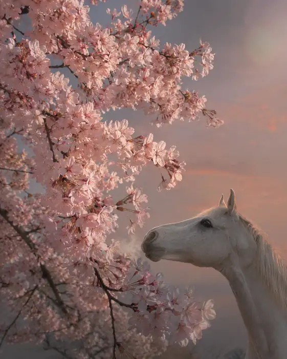 Tender Encounter at Sunset