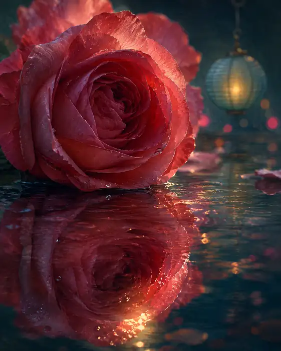 Crimson Reflection and the Floating Lantern