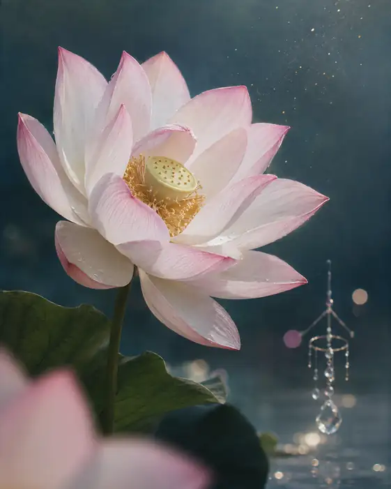 Lotus by the Crystal Chime