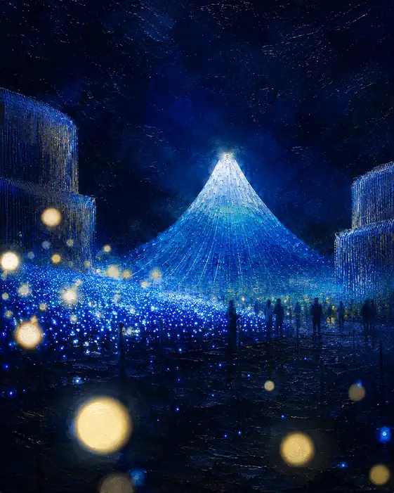 Walking Through the Village Where Lights Bloom