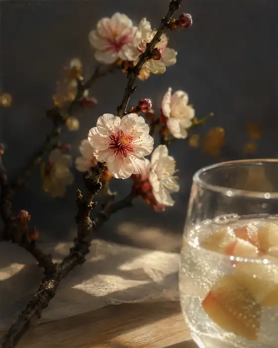 A Toast to a Plum-Scented Afternoon