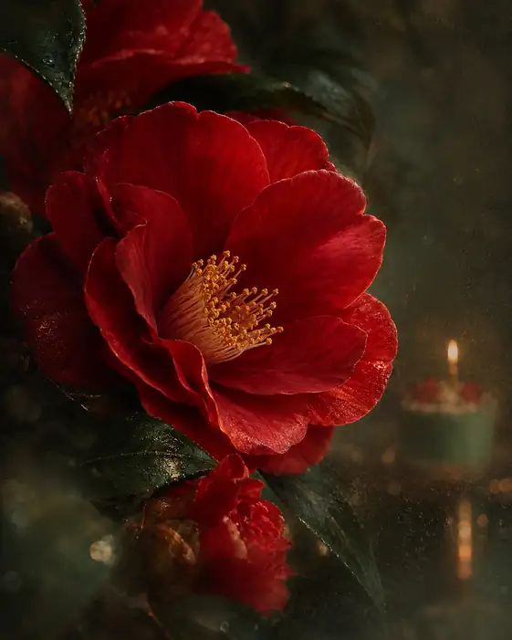 Camellia by Candlelight