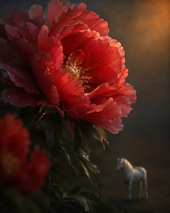 Crimson Reverie and the White Steed