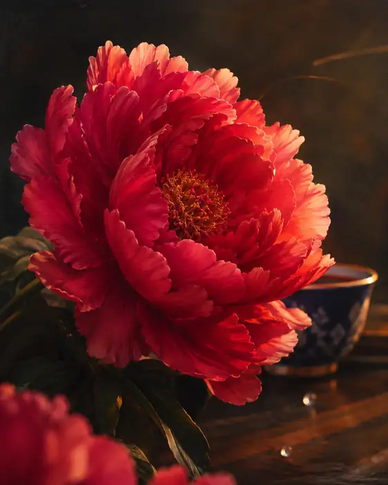 茜さす卓上の華宴
