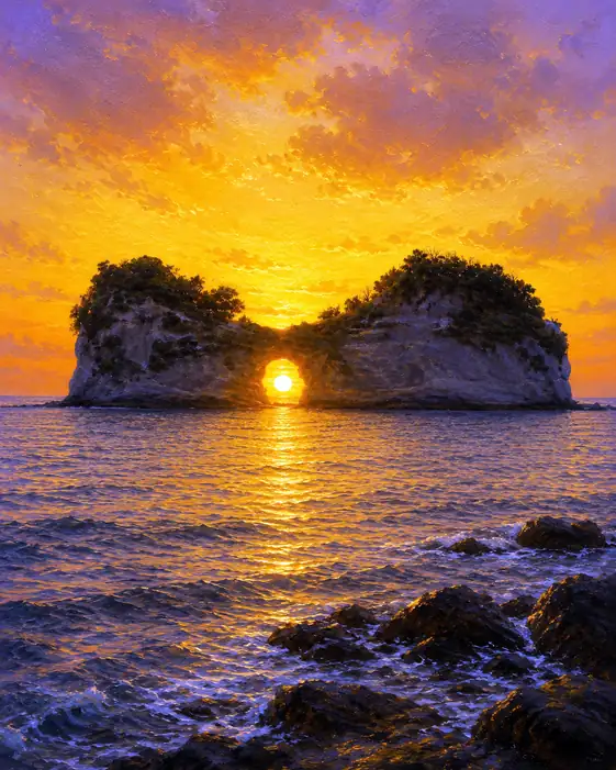 When the Sunset Dwells in Engetsu