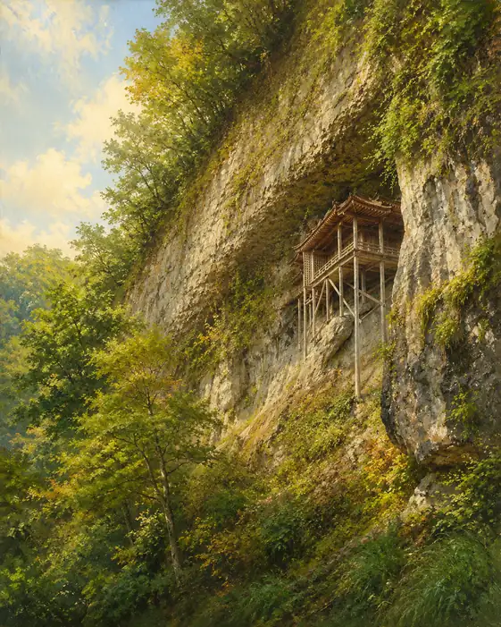 Morning Radiance on the Hermitage