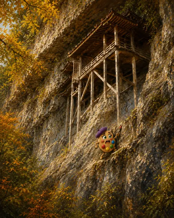 Perilous Ascent with a Paintbrush