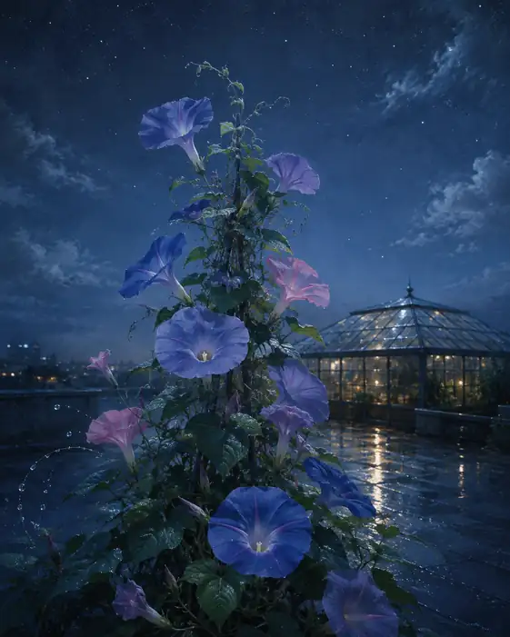 Morning Glory Spire Beneath the Starlit Sky