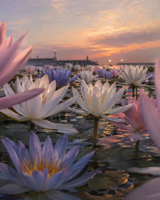 Lilies of the Twilight Harbor