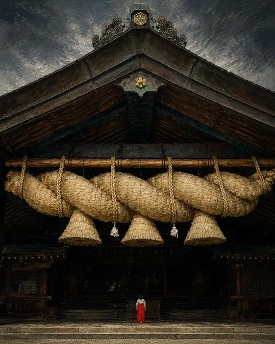 Solemn Gables and the Great Shimenawa
