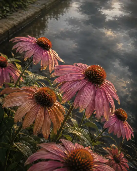 Reflections of the Evening Sky