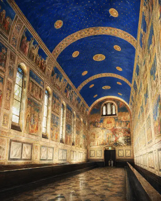 Starry Ultramarine Vault and Frescoed Sanctuary
