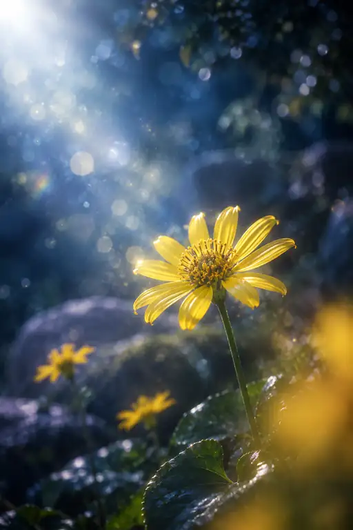 A Lantern of Gold in the Azure Solitude