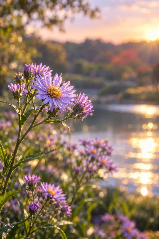 Shimmering Haven of the Twilight Asters