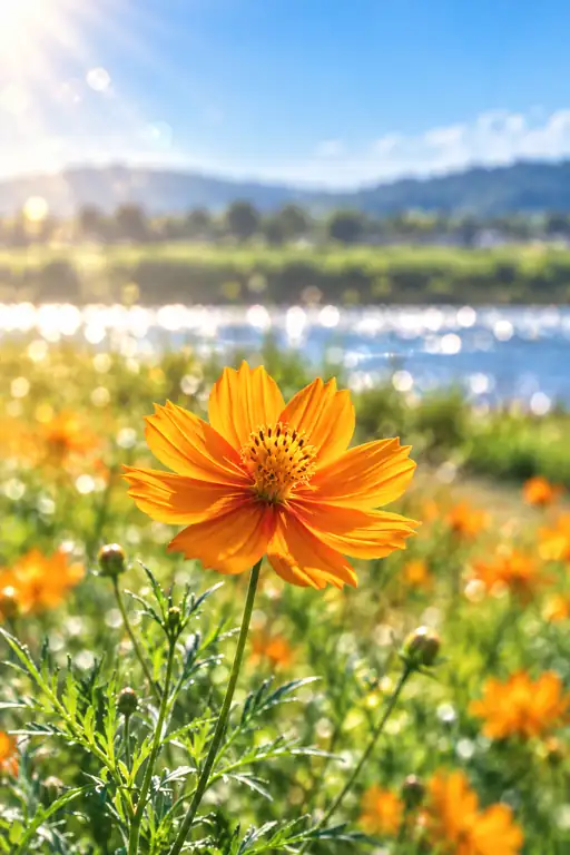 River Shimmer and the Golden Cosmos