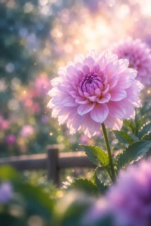 Luminous Awakening of the Garden Queen