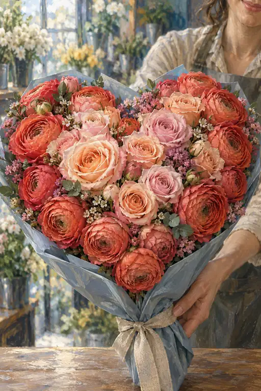 Bouquet of Devoted Hearts