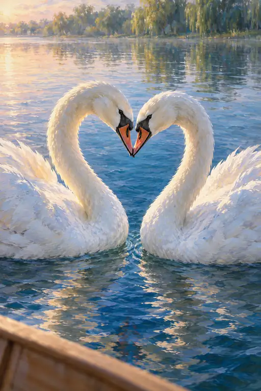 Harmony of the Morning Lake