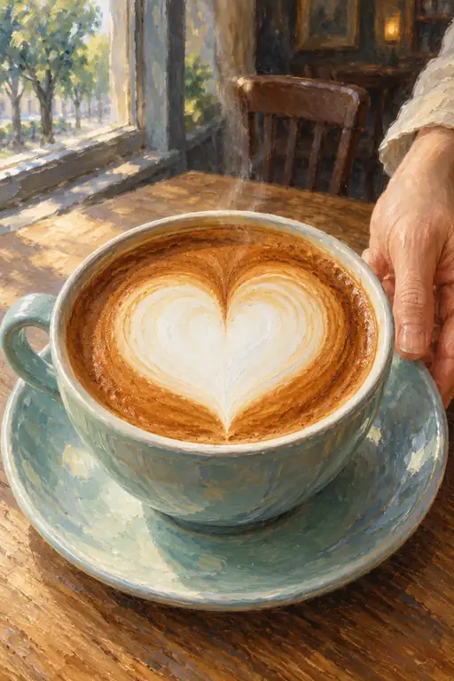 A Gentle Gesture at Sunrise