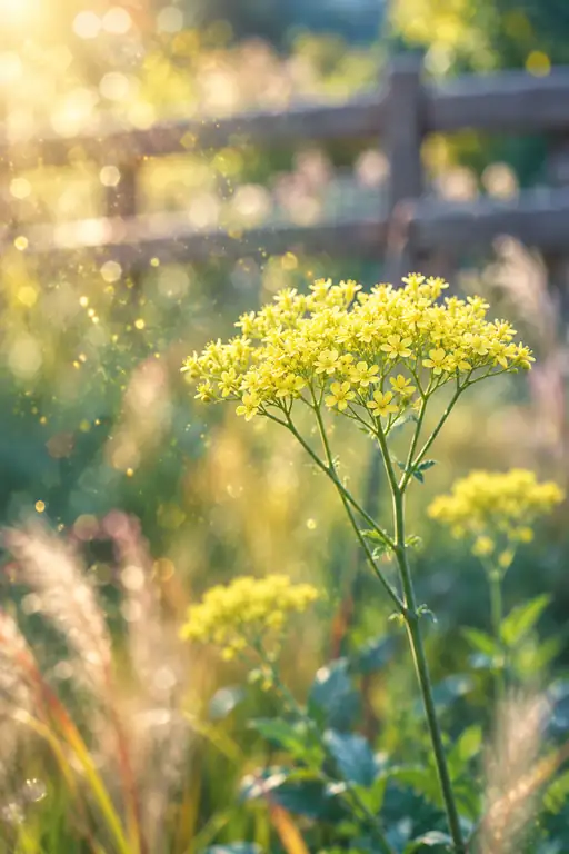 Golden Sprays in the Morning Glade