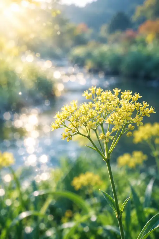 Morning Light upon the Shimmering Stream