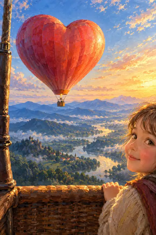 Voyage of Wonder in the Morning Sky