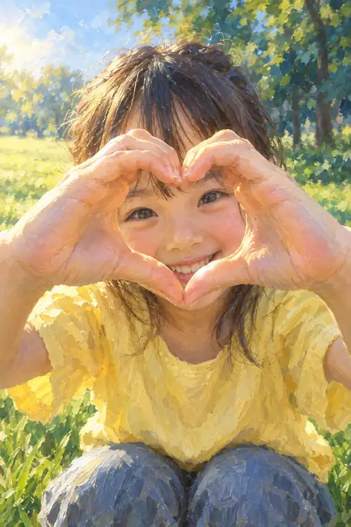 Frame of Love from a Pure Heart