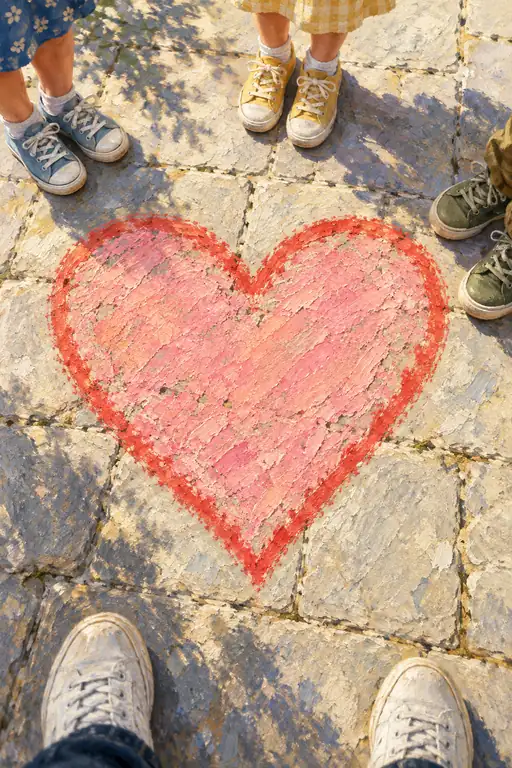 Circle of Friendship on the Cobblestones