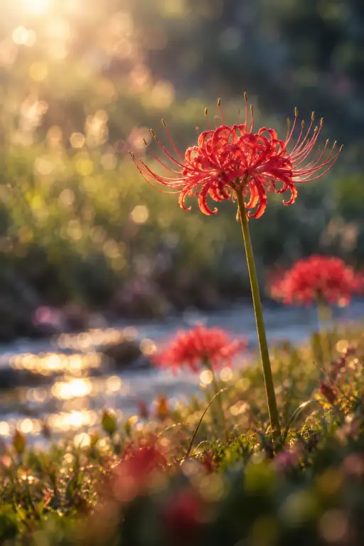 Heavenly Rays upon the Solitary Lycoris